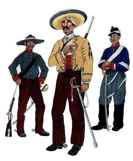 原创这样的图片看也看不够,墨西哥军装花样真多,大草帽是军装亮点