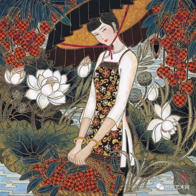 活动预告重彩浓墨绘家国王穗英当代工笔重彩作品展走进厚街