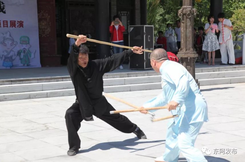 活动现场《二郎拳41—45路》《四门刀》《月牙铲》《春秋刀》《三节棍