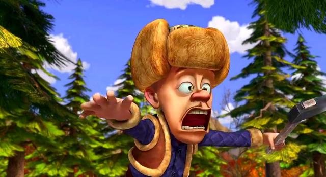 从种种表现来看光头强不是个财奴在他心中情义最重要