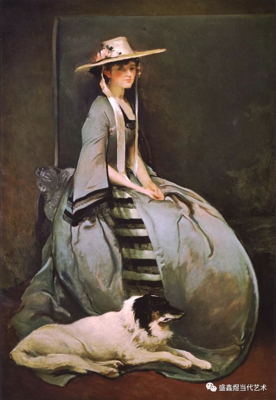 优雅风情:约翰·怀特·亚历山大女性系列之肖像_匹兹堡