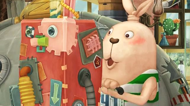 越狱兔第四季机器人变洗簌台强制洗漱兔子心里慌