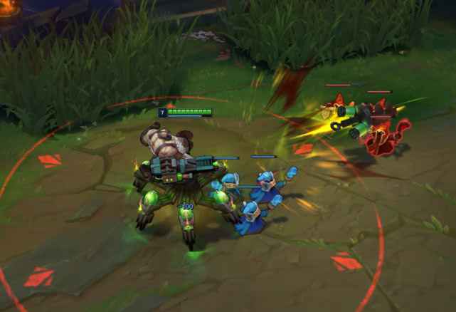 站撸,而且奥拉夫也一直被玩家们称为"莽夫",就是因为大招一开智商减半