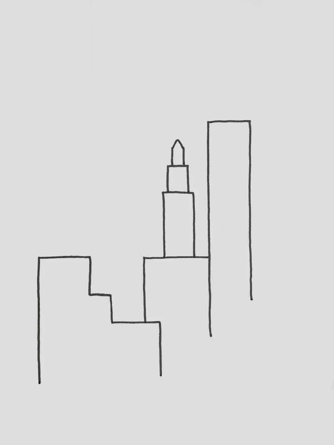 只用直线就能画出漂亮的画看完这些图我真信了