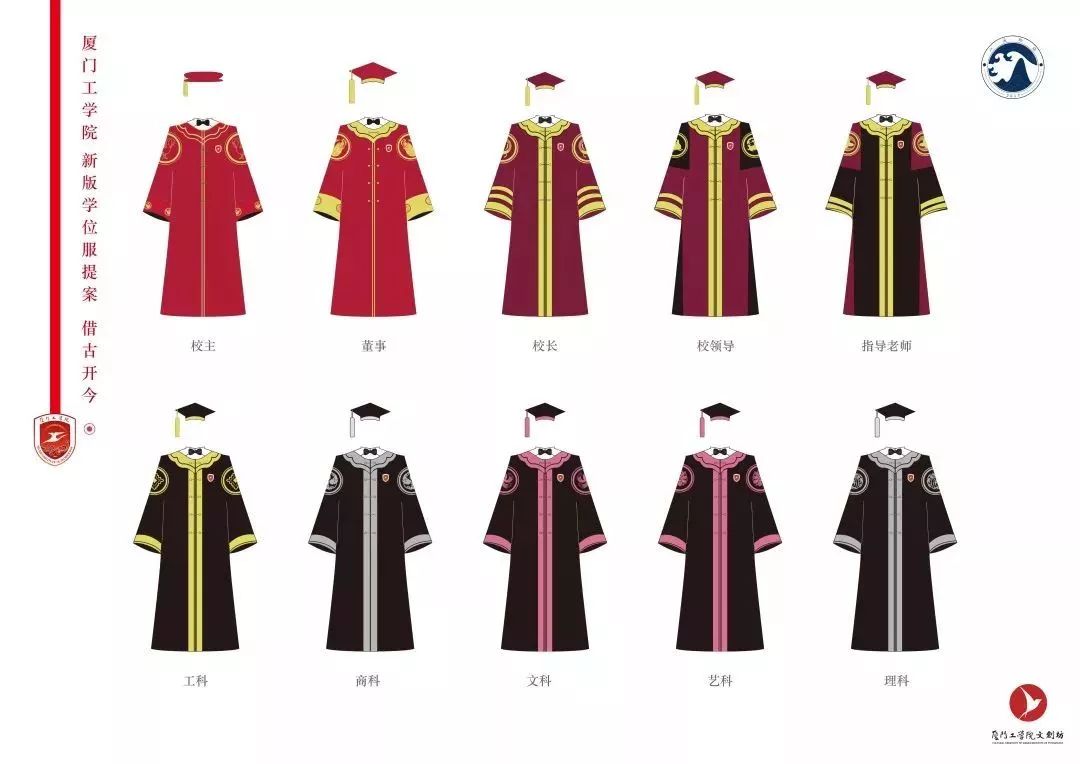 将厦工学位服设计定位为厦工精神,文化育人,学科思想,母校情深四个