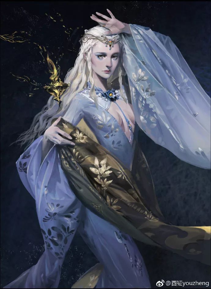 灵动洒脱淡妆素雅充满古风之感酉钲youzheng