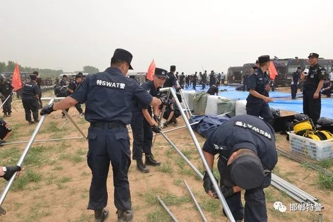 邯郸市公安局特警支队开展剑锋19实战拉动演练