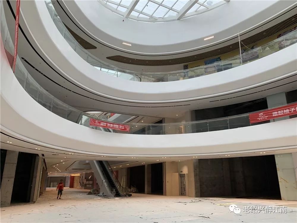 首探绍兴宝龙广场,内装工作全面启动