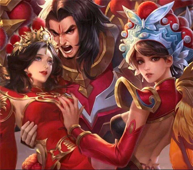 王者荣耀恶搞英雄cp霸王项羽很贪心最后真的是有情人终成眷侣