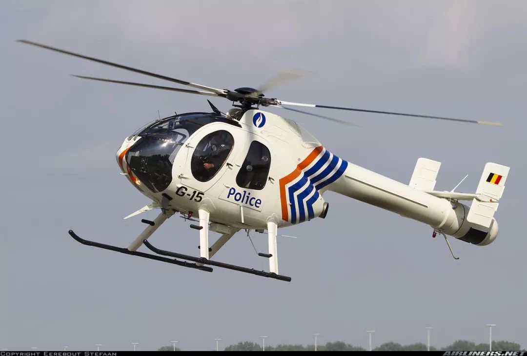 图:麦道md-520n直升机没有尾桨 图片来自airliners.