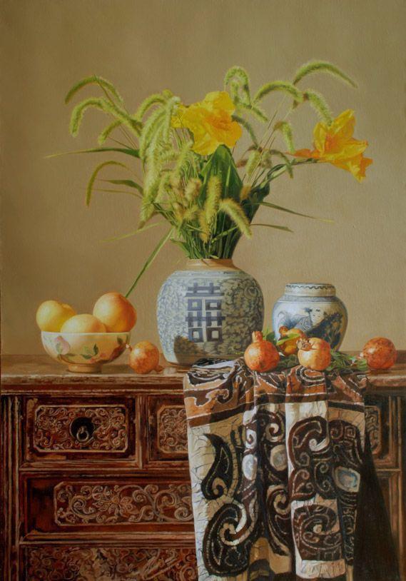 光影变幻丰富微妙色彩绚烂曹辉油画作品欣赏