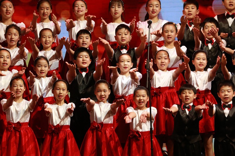 "爱,让每一个生命绽放"课程展演活动举办_金帆合唱团