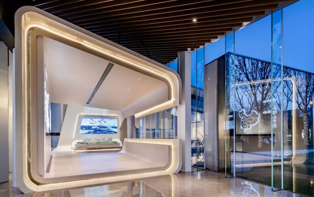曲面设计元素演绎独特的室内空间