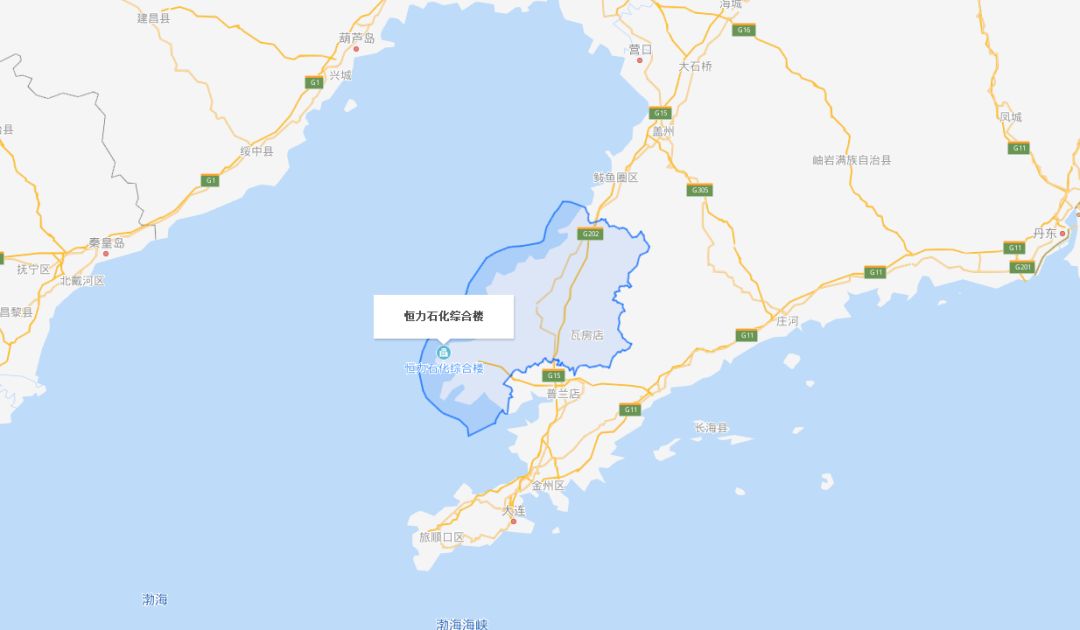 大连长兴岛高清地图图片