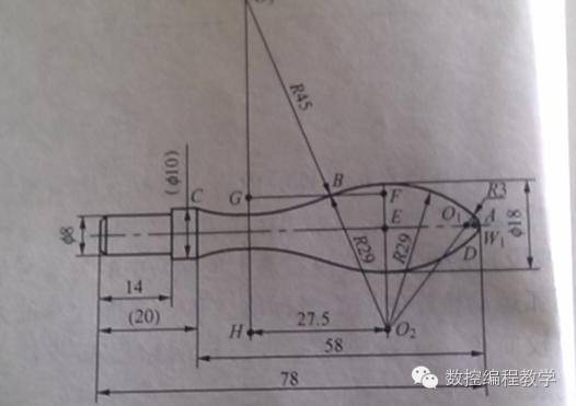 数控车子弹头图纸9mm图片