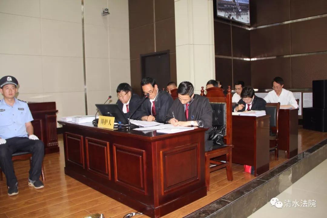 扫黑除恶进行时清水县首例涉嫌恶势力犯罪案件公开开庭审理