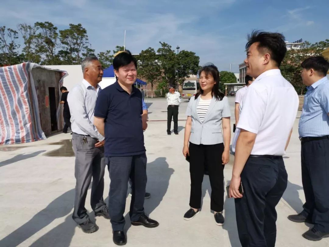 海门市委副书记市长郭晓敏到四甲镇调研工作