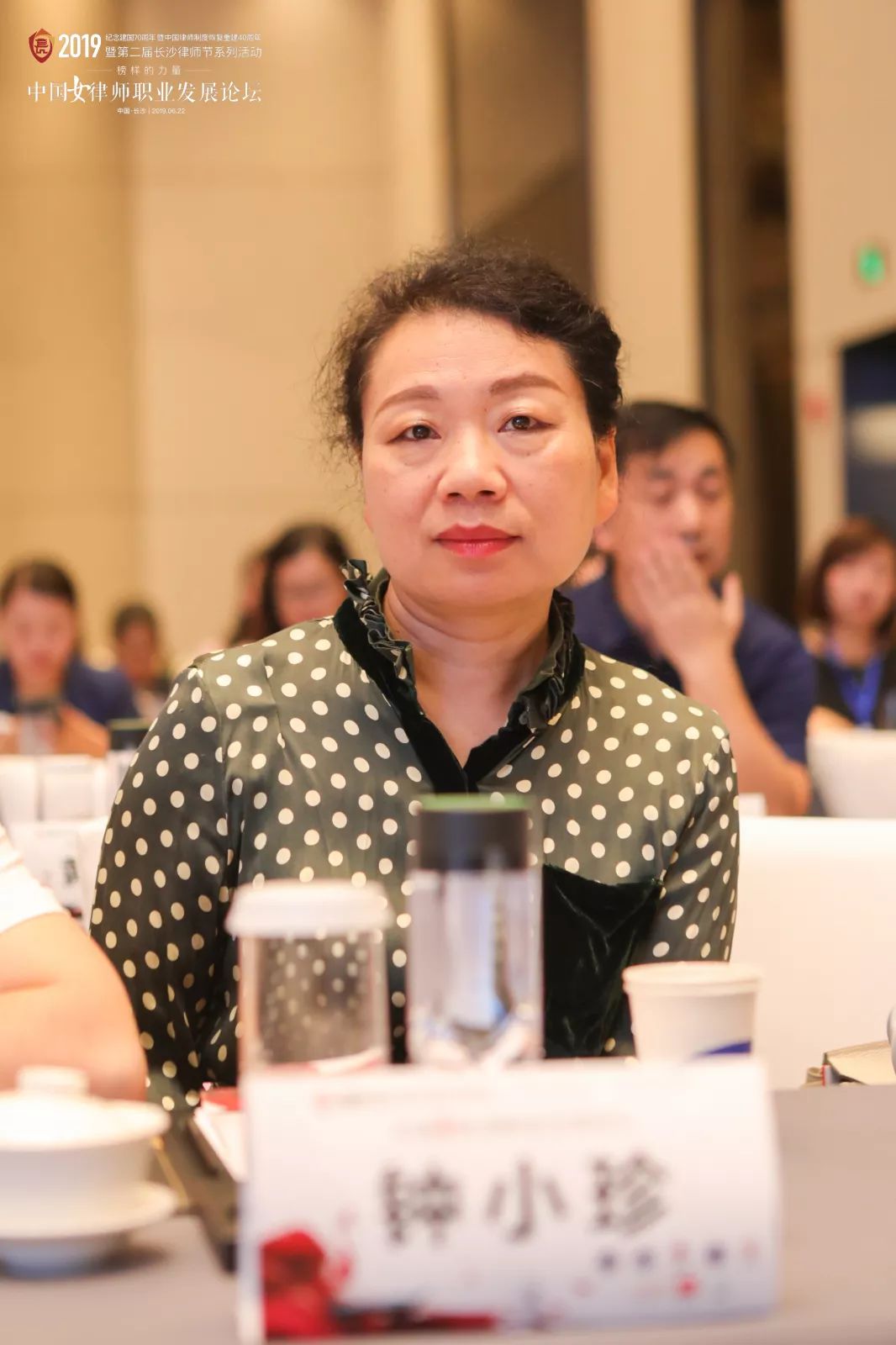 出席论坛▲湖南省女检察官协会会长李芳芳出席论坛▲湖南省司法厅