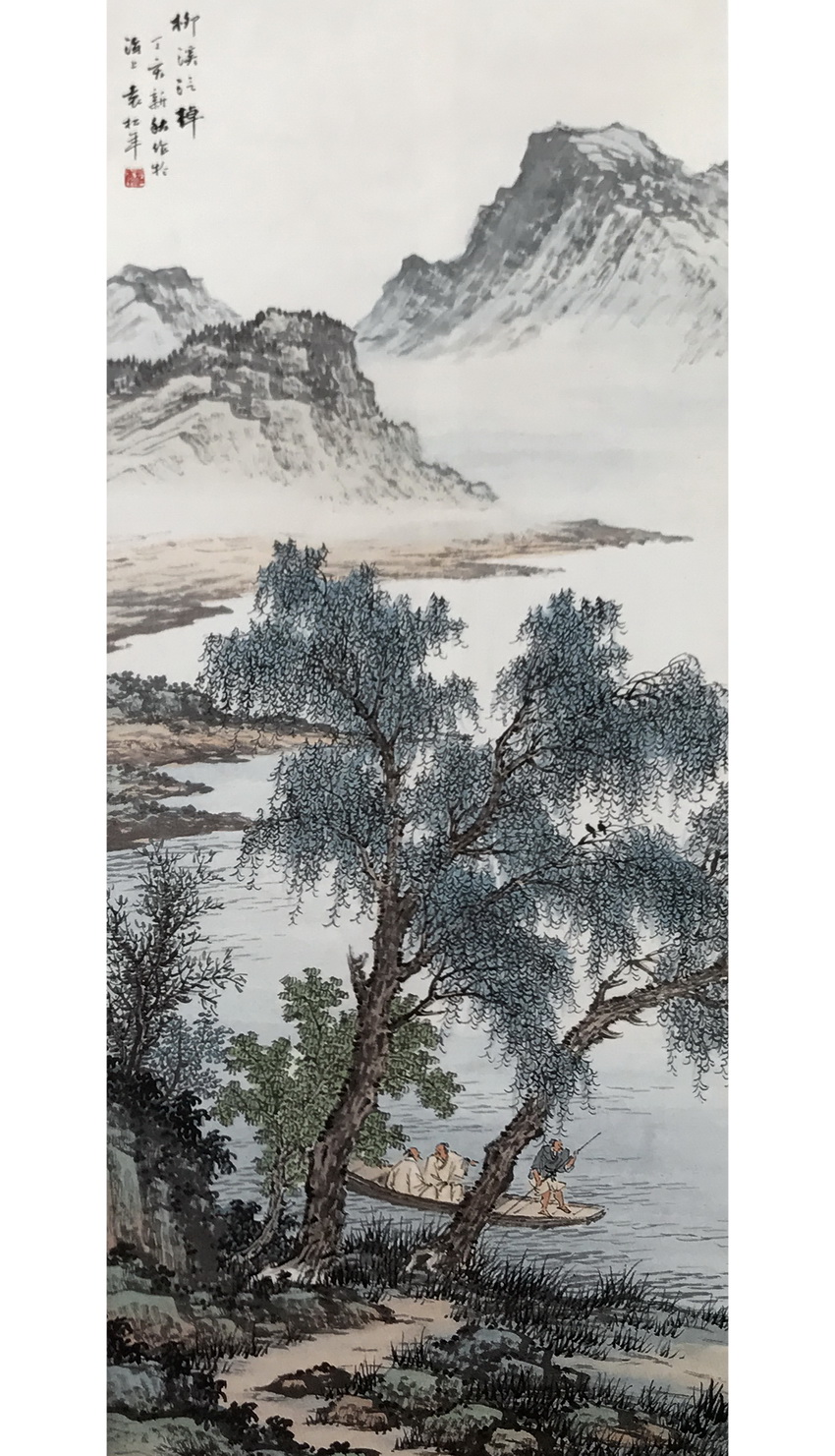 水榭赏清荷，空山观松云——国画山水艺术作品-搜狐大视野-搜狐新闻