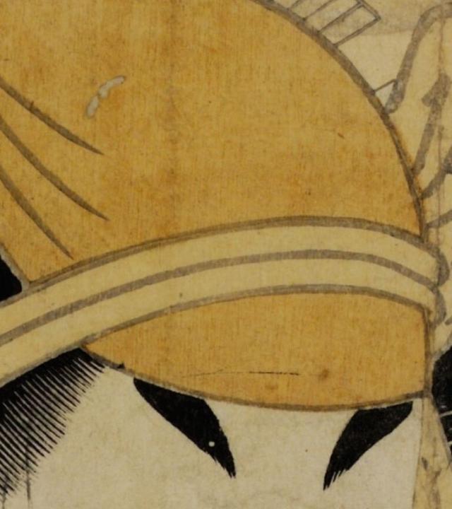 日本浮世绘大家东洲斋写乐名画《濑川菊之丞》