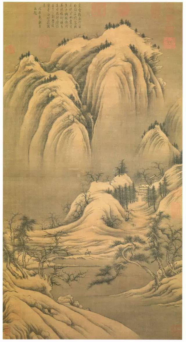 一千年来冰雪山水画都是咋画的