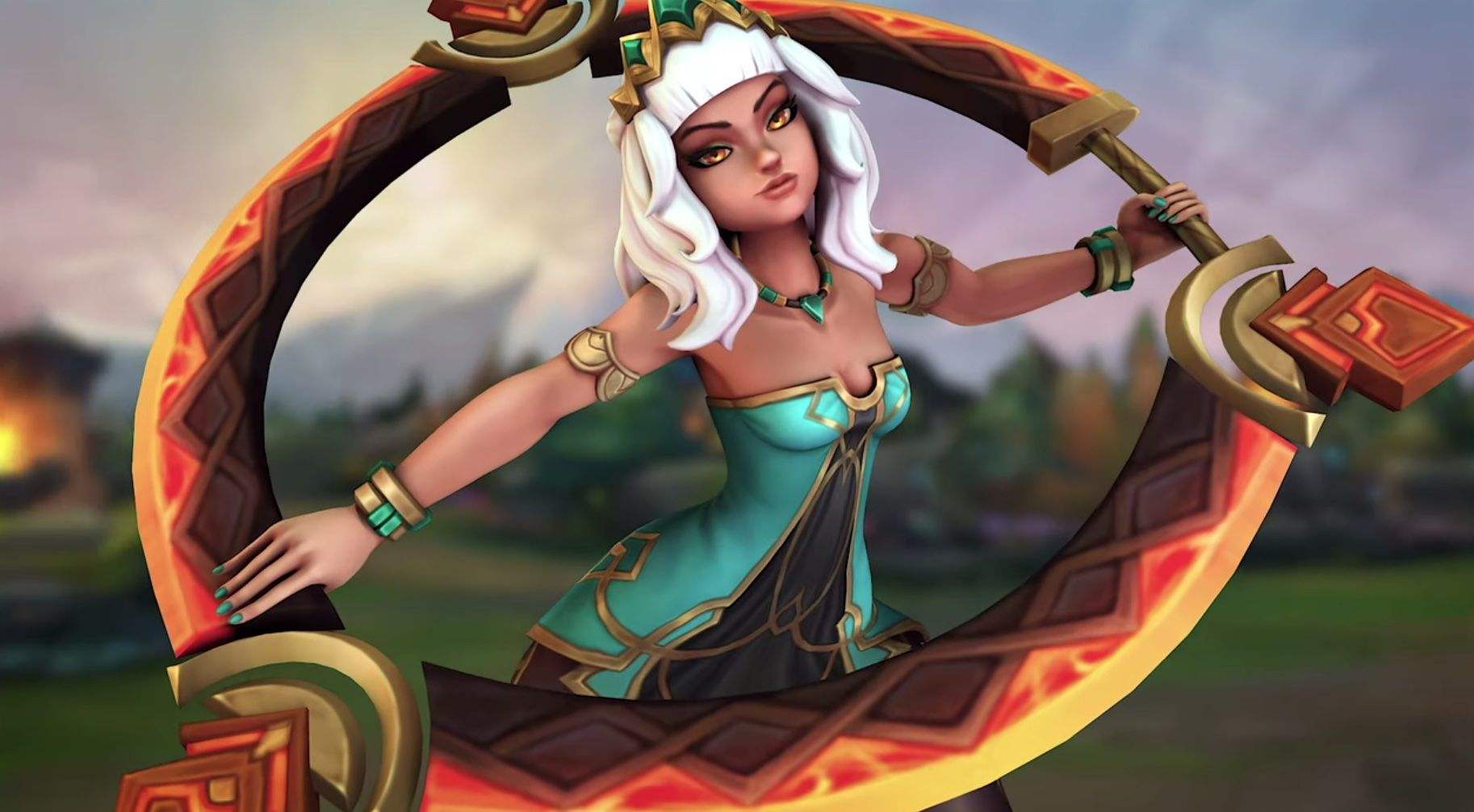 新英雄奇亚娜概念图曝光这位妹纸有点黑非洲来的吗