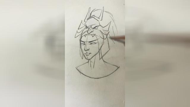 57秒教你画赵云