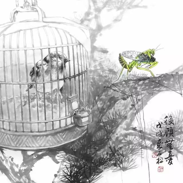 陈石松水墨画的另一种趣味95幅