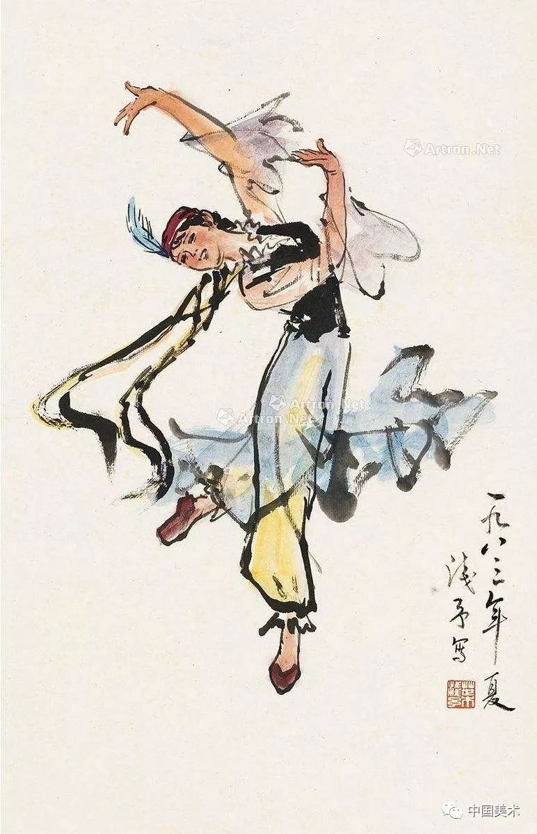 叶浅予教你画舞蹈人物(全过程视频)