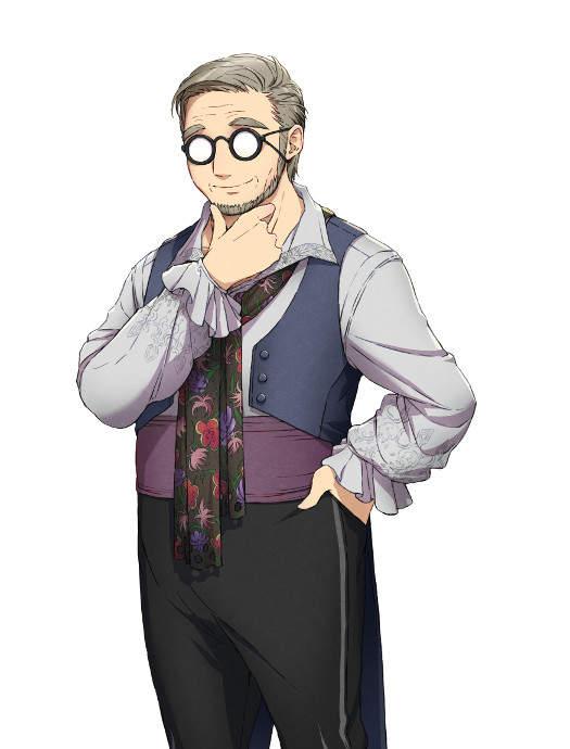 (cv:堀内賢雄)她是一位拥有坚强眼神,义手义足戴着兜帽的神秘女人