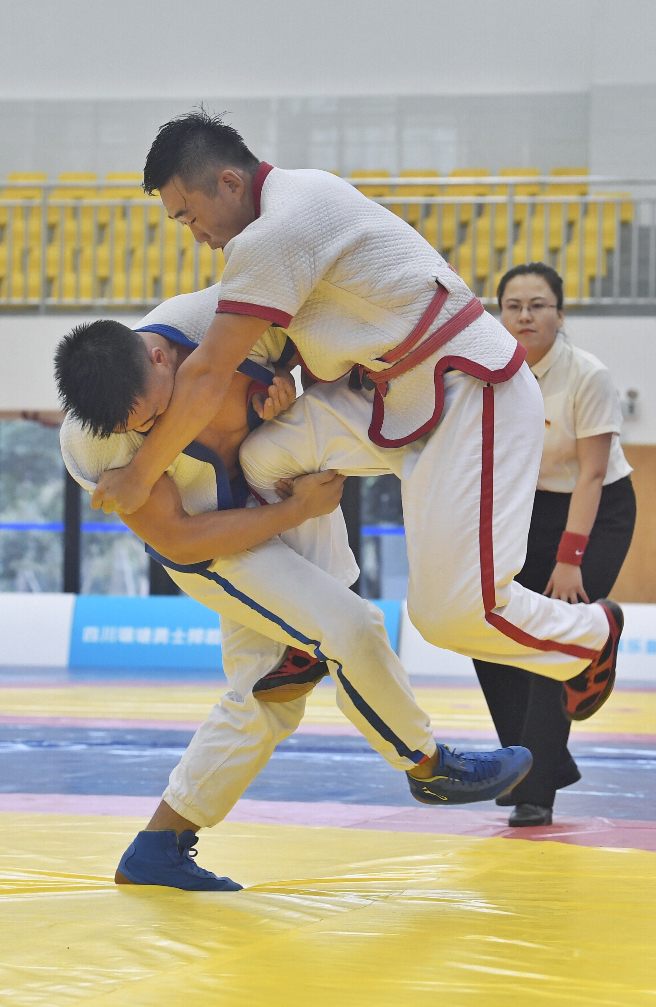 中国摔跤训练19图片
