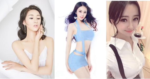 首届选美大赛"舞蹈赛道亚军小乔(左),季军小影(右)yes问鼎运动女神之