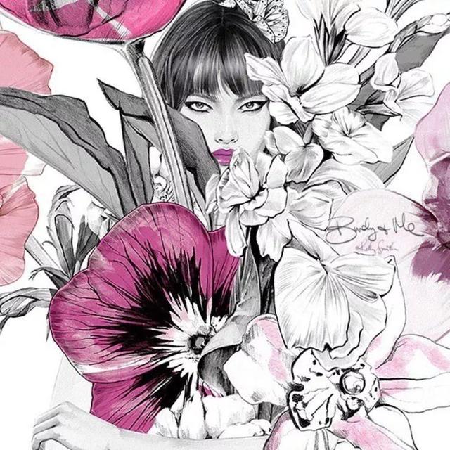 细腻线稿淡彩的极简笔触时尚插画师kellysmith的大师级画风