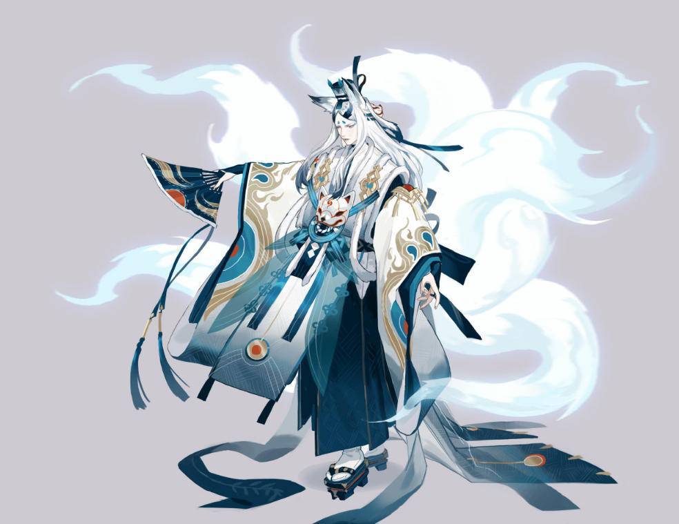 玉藻前·すもも(日服百绘罗衣优胜)玉藻前·沁月凝霜,作者:三目yyb