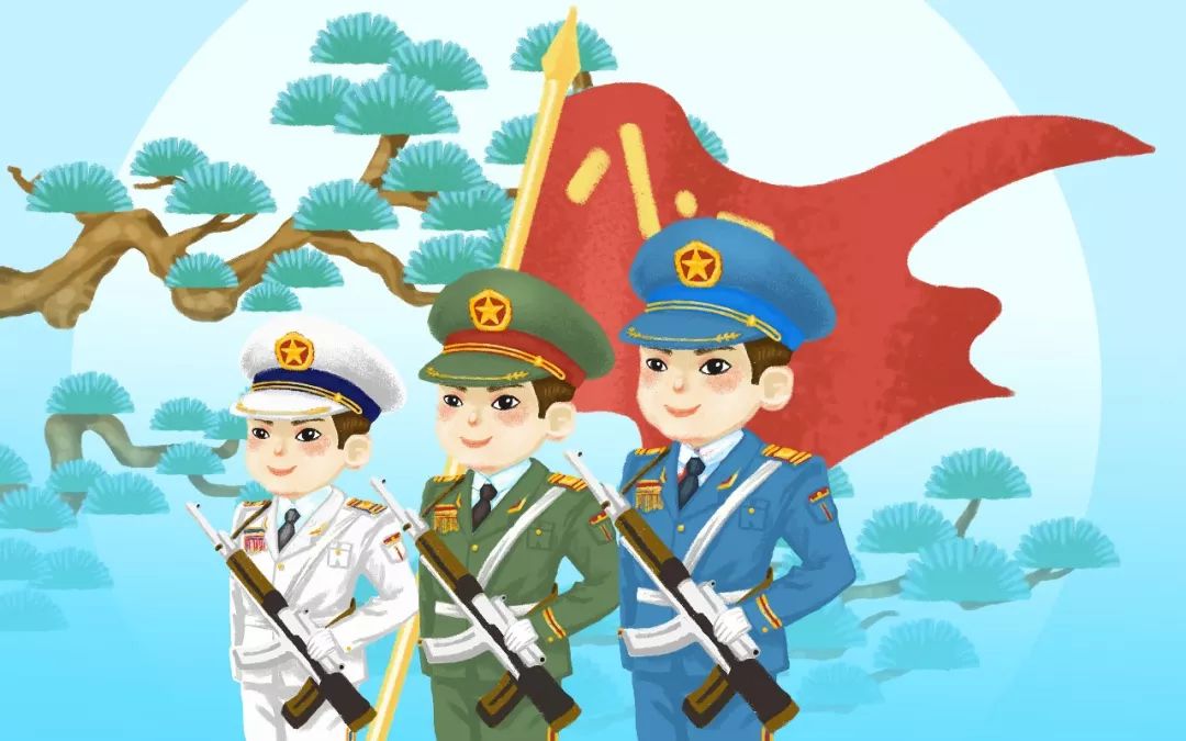 中国征兵海报二次元图片
