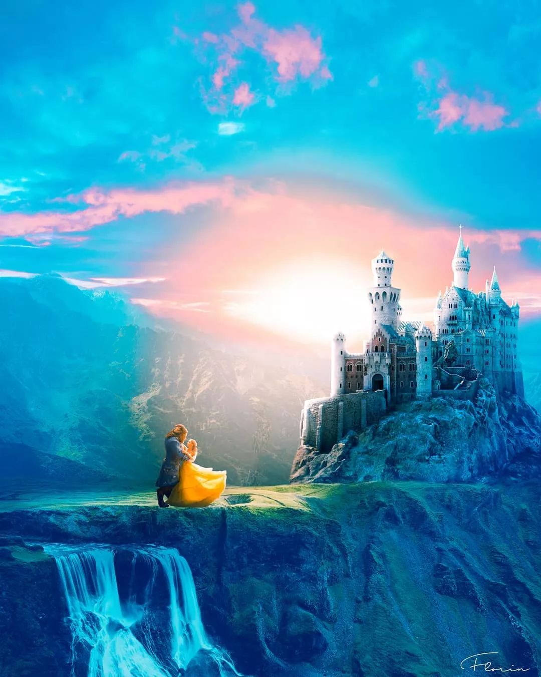 仰望天空用ps给你一场色彩斑斓的梦幻之旅