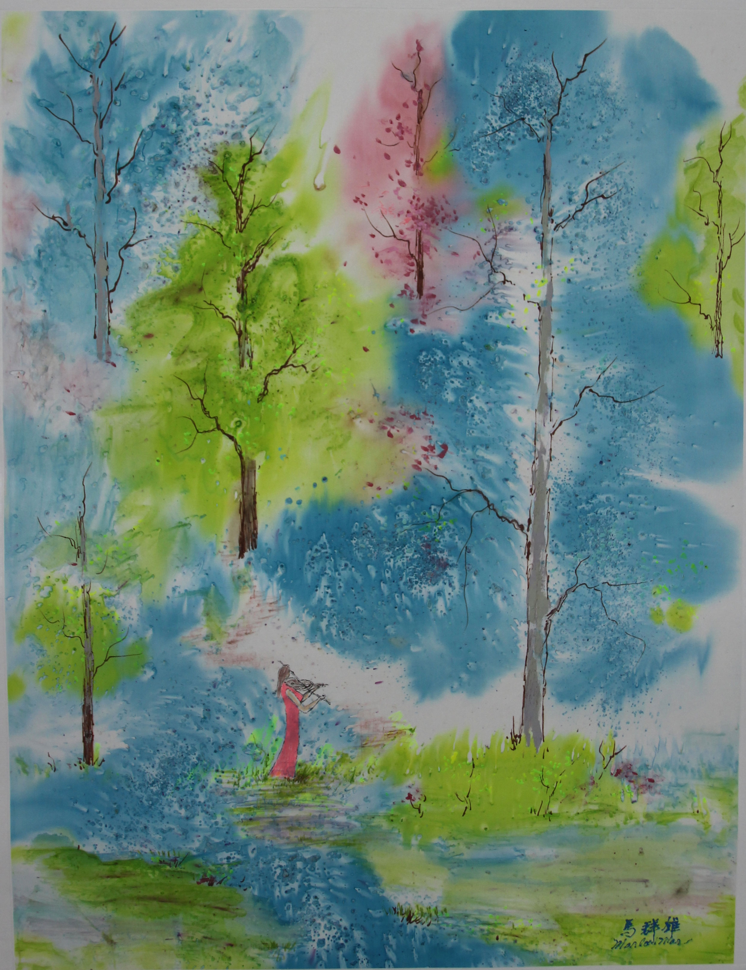 浪漫写实主义先驱华裔旅美画家 马群雄作品集