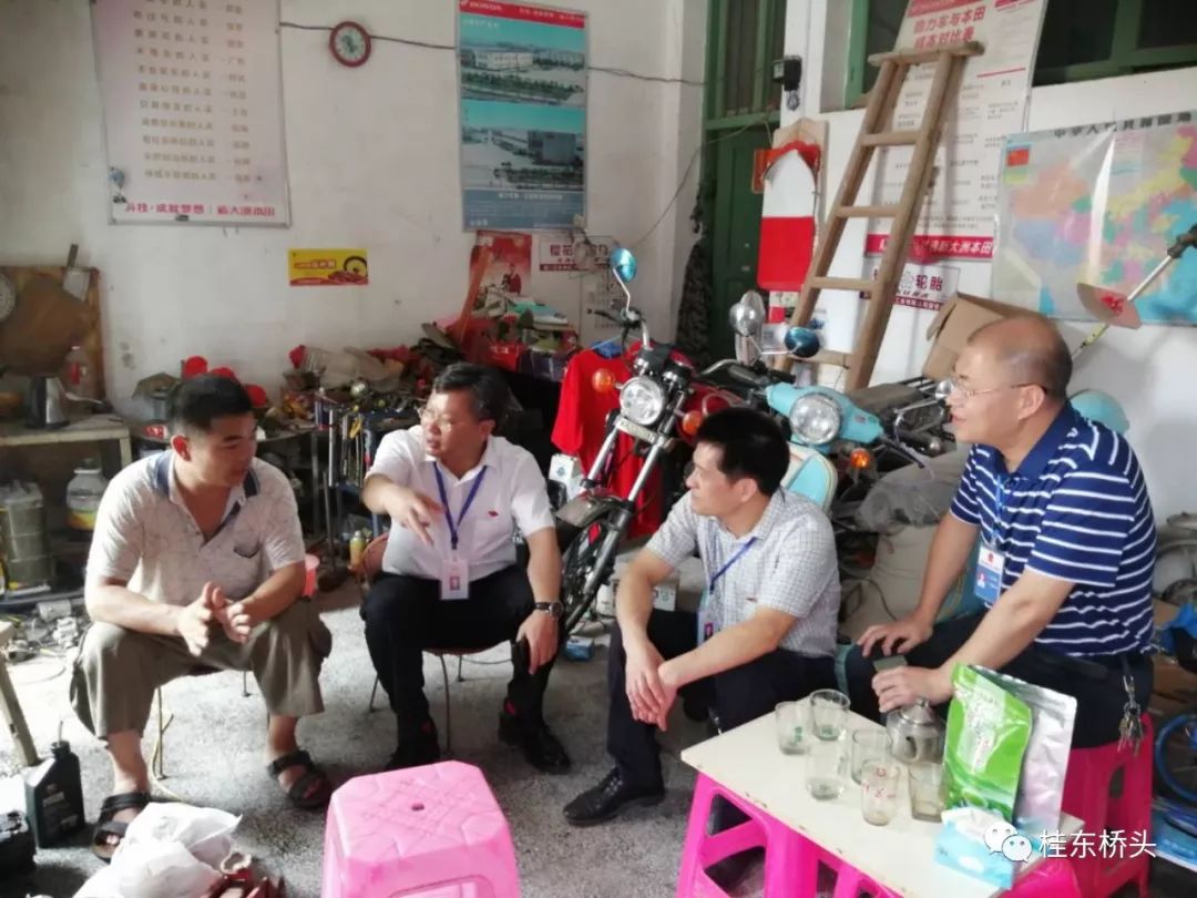 县委书记谭建上等领导桥头乡督导精准扶贫巩固提升等工作