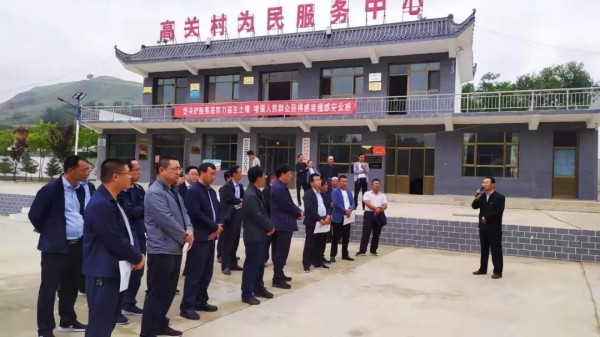 6月22日,永靖县委副书记宋冰,副县长石克政带领全县17个乡镇和县住建