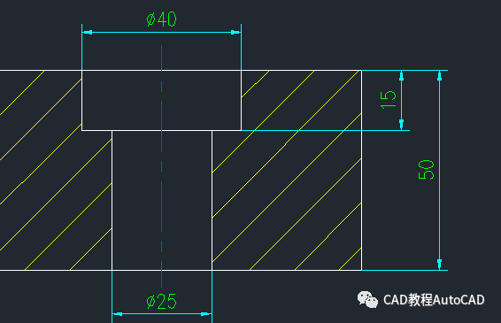 cad沉孔及孔深符号怎么通过文字输入方式打出来autocad教程