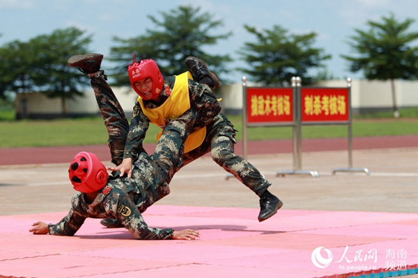 武警海南省總隊練兵比武暨首屆軍人運動會