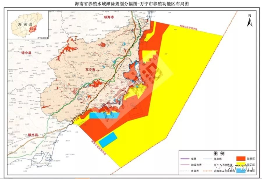 11,海南省养殖水域滩涂规划分幅布局图——陵水县12,海南省养殖水域