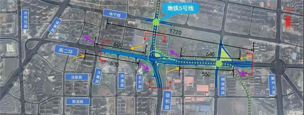 大消息合肥将新建一座南二环高架飞跨合作化路金寨路