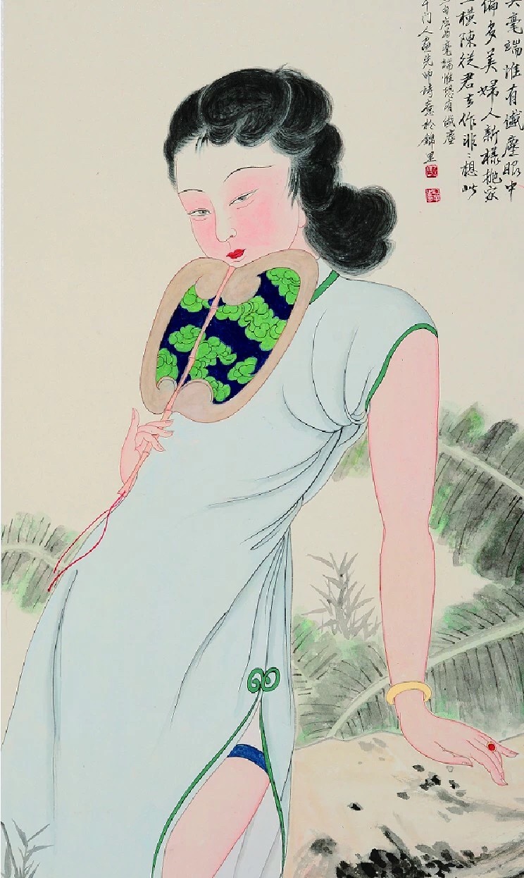 原创丹青不知老将至愿作洁蝉咏长秋大国之酿专访画家江苹