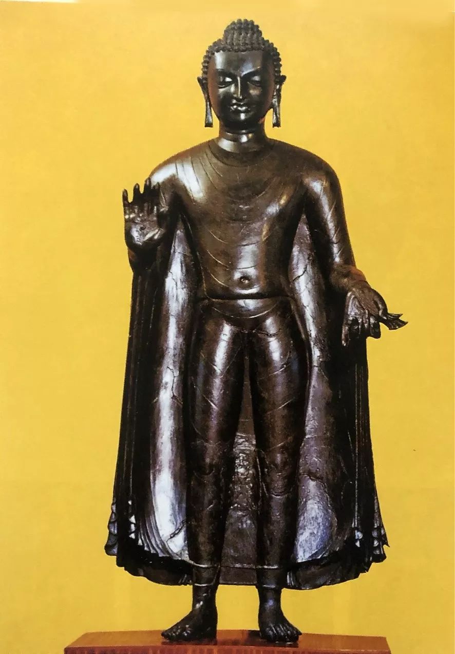 合金銅,比哈爾蘇丹甘吉出土,6世紀高208cm, 英國伯明翰博物館藏1,萌芽