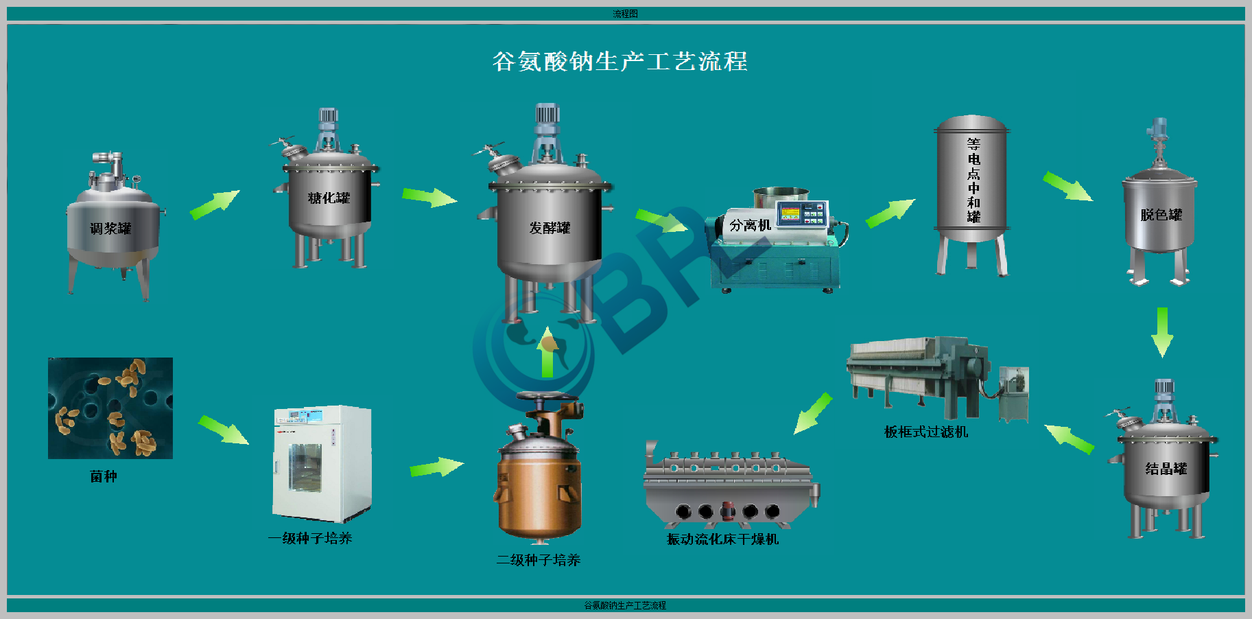 谷氨酸钠制作工艺流程图片