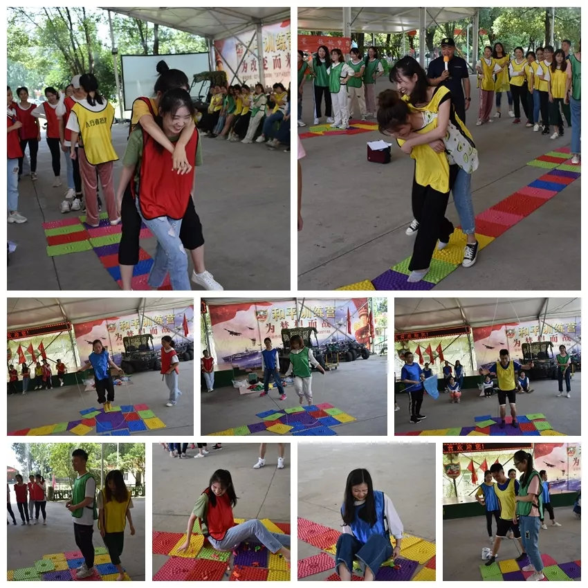 指压板环节,各队一攻一守,主攻队伍队员需要脱掉鞋袜以接力的形式在趾