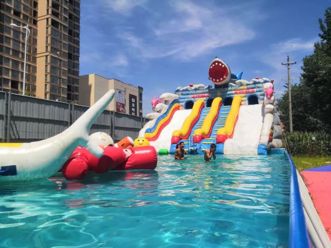 汝南这个水上乐园大人小孩都能玩!