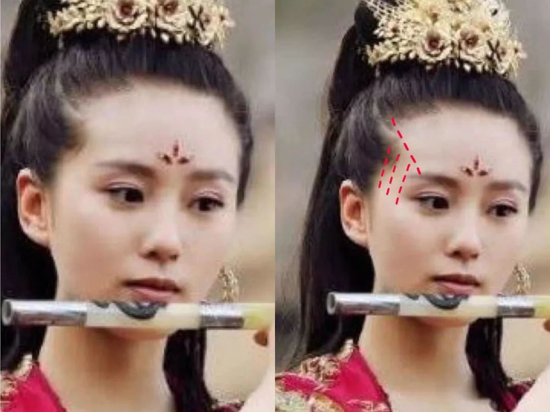 热巴新戏当选"最丑古装",女明星不懂颞骨审美就别演古装啦!