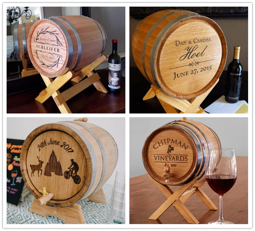 橡木桶激光雕刻机打开葡萄酒世界的无限想象